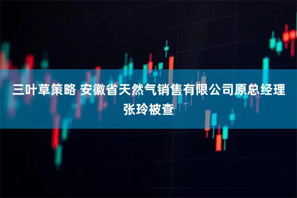 三叶草策略 安徽省天然气销售有限公司原总经理张玲被查